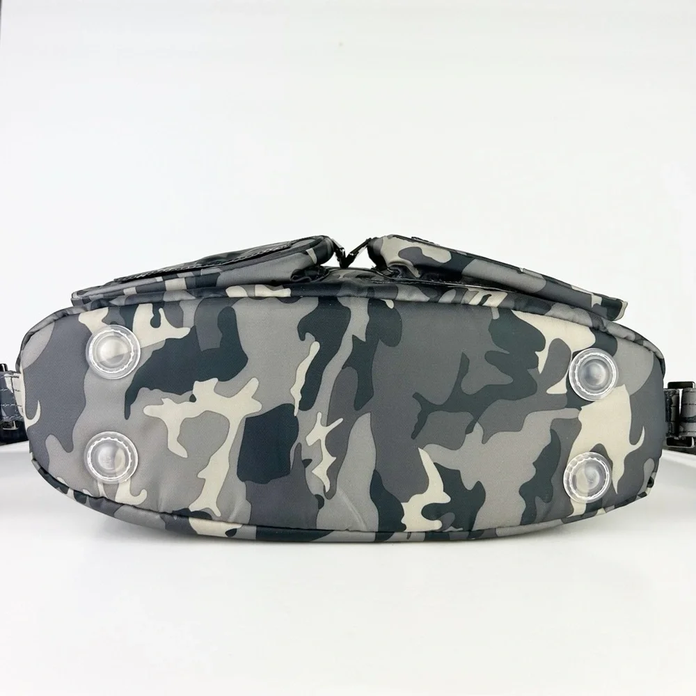 Lug Zipliner Camo Hobo Crossbody Lightweight Convertible Travel Organizer Bag